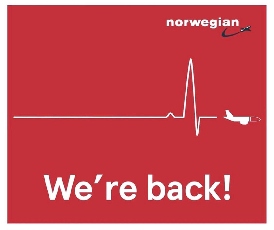 Norwegian er på vingene